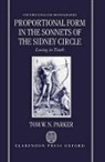 Tom W. N. Parker, Tom W.N. Parker - Proportional Form in the Sonnets of the Sidney Circle