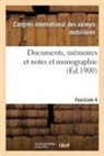 Congres internationa, Congres International - Documents, memoires et notes et