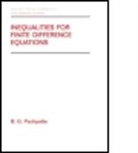 B. G. Pachpatte, B.G. Pachpatte, B.G. (Marathwada University Pachpatte - Inequalities for Finite Difference Equations