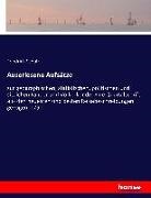 Friedrich Schulz - Auserlesene Aufsätze