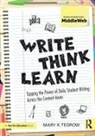 Mary Tedrow, Mary K Tedrow, Mary K. Tedrow - Write, Think, Learn