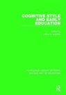Olivia N. Saracho, Olivia N. (University of Maryland Saracho, Olivia N. Saracho, Olivia N. (University of Maryland Saracho, Saracho Olivia N. - Cognitive Style in Early Education