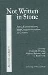 Daniel J. Brown Elazar, Michael Brown, Daniel J Elazar, Daniel J. Elazar, Ira Robinson - Not Written in Stone