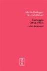 Martin Heidegger, Heinrich Rickert - Carteggio (1912-1933) e altri documenti