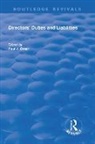 Paul J. Omar, Paul J Omar, Paul J. Omar, Omar Paul J. - Directors'' Duties and Liabilities