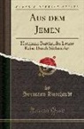 Hermann Burchardt - Aus Dem Jemen: Hermann Burchardts Letzte Reise Durch Südarabien (Classic Reprint)