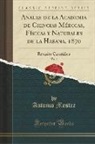 Antonio Mestre - Anales de la Academia de Ciencias Médicas, Físicas y Naturales de la Habana, 1870, Vol. 7