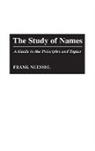 Frank Nuessel, Frank H. Nuessel - The Study of Names