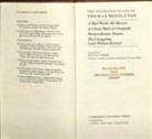 Frost David L. Frost, David L. Frost - The Selected Plays of Thomas Middleton