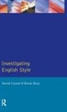 David Crystal, David Davy Crystal, Derek Davy - Investigating English Style