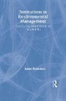 Janne Hukkinen, Janne (Helsinki University of Technology Hukkinen, Hukkinen Janne - Institutions in Environmental Management