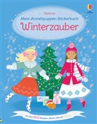 Catrion Clarke, Catriona Clarke, Leoni Pratt, Leonie Pratt, Stella Baggott, Vici Leyhane - Mein Anziehpuppen-Stickerbuch: Winterzauber