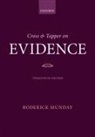 Roderick Munday, Roderick (Reader Emeritus in Law Munday, Munday Roderick - Cross & Tapper on Evidence