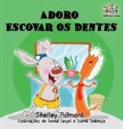 Shelley Admont, Kidkiddos Books, S. A. Publishing - I Love to Brush My Teeth (Portuguese language children's book)