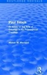 Alistair Macleod, Alistair M. Macleod - Routledge Revivals: Paul Tillich (1973)