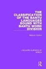 Malcolm Guthrie, Guthrie Malcolm - Classification of the Bantu Languages Bound With Bantu Word Division