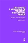 GUTHRIE, Malcolm Guthrie, Guthrie Malcolm - Bantu Languages of Western Equatorial Africa