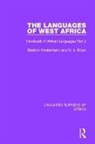 M. A. Bryan, Westermann, Diedrich Westermann, Diedrich Bryan Westermann, Westermann Diedrich - Languages of West Africa