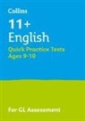 Collins 11+, Letts 11, Letts 11+ - 11+ English Quick Practice Tests Age 9-10 (Year 5)