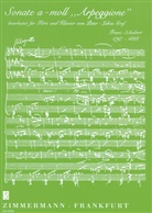 Franz Schubert - Sonate a-Moll "Arpeggione", Flöte und Klavier