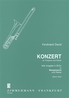 Ferdinand David - Konzert (Konzertino op. 4), Bearbeitung für Bass-Posaune u. Klavier
