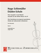 Hugo Schlemüller - Etüden-Schule, Violoncello. Bd.2
