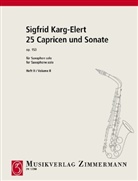 Sigfrid Karg-Elert - 25 Capricen und Sonate