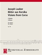 Joseph Lauber - Bilder aus Korsika, 4 Flöten