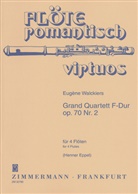 Eugène Walckiers - Grand Quartett F-Dur, op.70 Nr.2, Bearbeitung für 4 Flöten