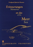 Friedgund Göttsche-Niessner, Friedgund Göttsche-Niessner - Erinnerungen an das Meer, 4 Flöten, Partitur und Stimmen