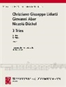 Giovanni Aber, Niccolò Dôthel, Christian Joseph Lidarti, Nikolaus Delius - Drei Trios, Flöten. Partitur und Stimmen