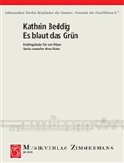 Kathrin Beddig - Es blaut das Grün, 3 Flöten