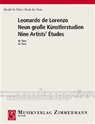 Leonardo de Lorenzo - Neun große Künstler-Studien, Flöte