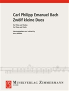 Carl Philipp Emanuel Bach, Kur Walther, Kurt Walther - Zwölf kleine Duos