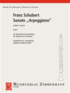 Franz Schubert - Sonate g-Moll "Arpeggione" D 821, Klarinette in B und Klavier