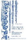 Antonin Dvorak, Antonín Dvorák - Zwei Walzer, op. 54/1+4, für 3 Flöten und Altflöte in G, Partitur und Stimmen