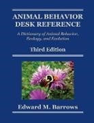 Barrows, Edward M. Barrows, Edward M. (Georgetown University Barrows, Barrows Edward M. - Animal Behavior Desk Reference