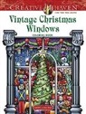 David Bodo - Creative Haven Vintage Christmas Windows Coloring Book