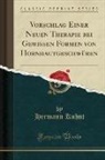 Hermann Kuhnt - Vorschlag Einer Neuen Therapie bei Gewissen Formen von Hornhautgeschwüren (Classic Reprint)