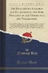 Friedrich Brie - Die Englischen Ausgaben des Eulenspiegel und Ihre Stellung in der Geschichte des Volksbuches