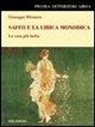 Giuseppe Micunco - Saffo e la lirica monodica. La cosa più bella