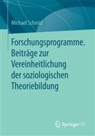 Michael Schmid - Forschungsprogramme. Beiträge zur Vereinheitlichung der soziologischen Theoriebildung