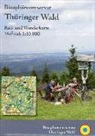 KK Kartographische Kommunale Verlag, KKV Kartographische Kommunale Verlag - KKV Rad- und Wanderkarte Biosphärenreservat Thüringer Wald