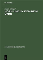 Stefan Ettinger - Norm und System beim Verb