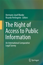 Hermann-Jose Blanke, Hermann-Josef Blanke, Perlingeiro, Perlingeiro, Ricardo Perlingeiro - The Right of Access to Public Information