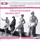 Carmen Korn, Carmen Korn - Töchter einer neuen Zeit, 1 Audio-CD, 1 MP3 (Hörbuch)