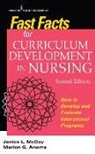 Marion G. Anema, Marion G. RN Anema, Jan L. Mccoy, Jan L. RN McCoy, Janice L McCoy, Janice L. McCoy - Fast Facts for Curriculum Development in Nursing