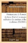 Bardin-e-a - Dictionnaire de l armee de terre