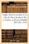 Lacordaire-H-D - Notice funebre sur feu m. le cte