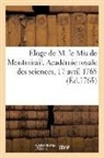 Sans Auteur, Sans Auteur - Eloge de m. le mis de montmirail.